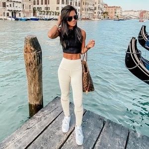 alo yoga acid wash moto leggings